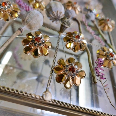 Пуговицы со стразами