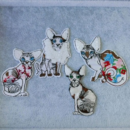 Нашивки текстильные на одежду пайетками