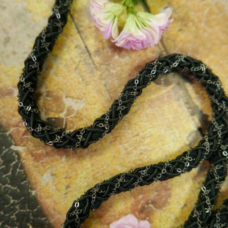 Шнуры: Шнур декоративный с цепочкой