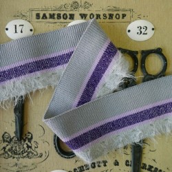 Подвязы трикотажные с пушистым краем для плотных тканей