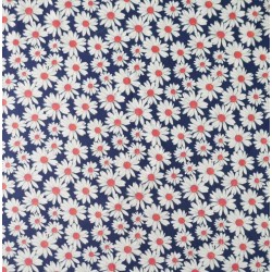 Ткань хлопок с принтом ромашки