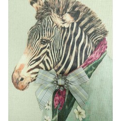 Брошь бант в клетку