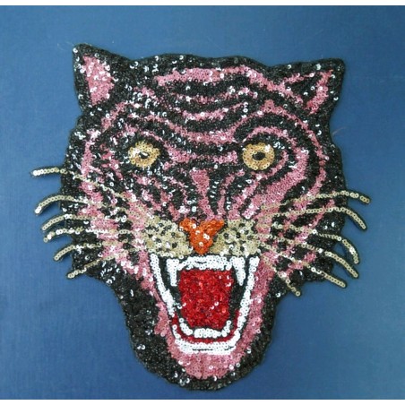 Нашивка из пайеток тигр по мотивам Gucci