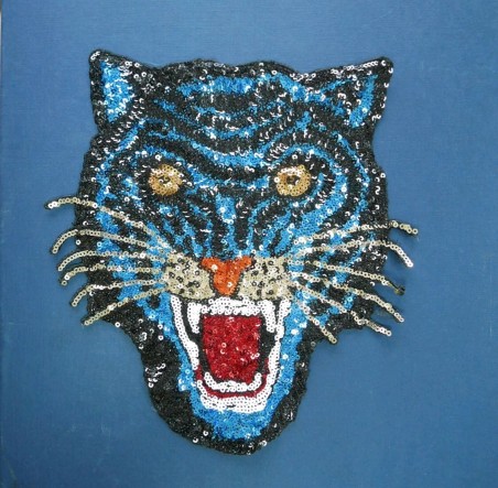 Нашивка из пайеток тигр по мотивам Gucci