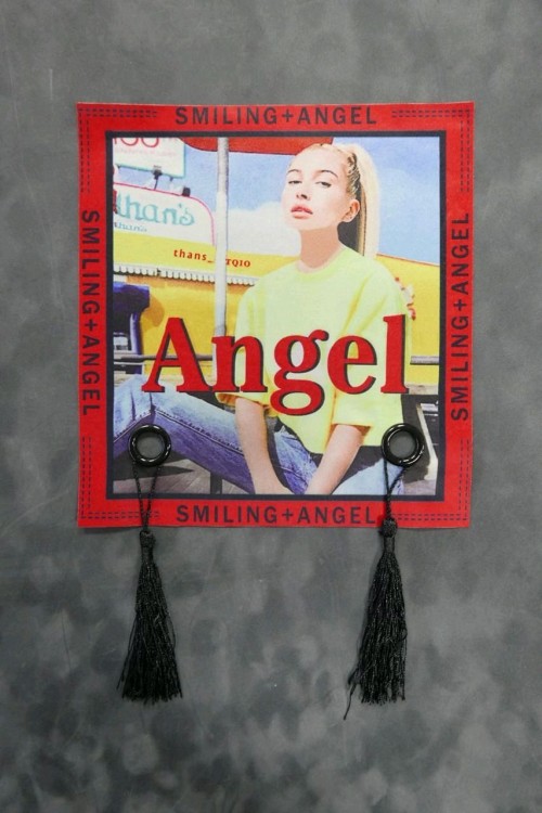 Нашивка текстильная с кисточками Angel