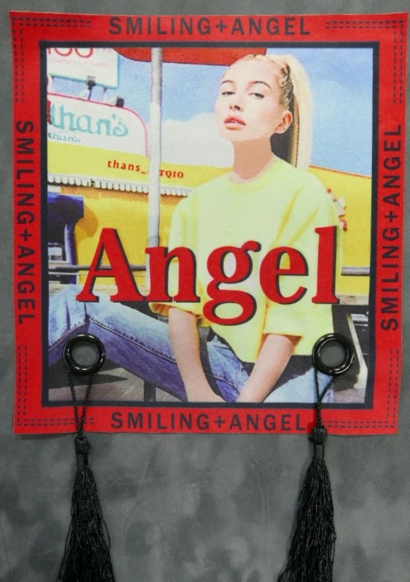 Нашивка текстильная с кисточками Angel