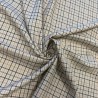 Ткань костюмная в клетку без эластана