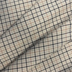 Ткань костюмная в клетку без эластана
