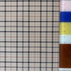 Ткань костюмная в клетку без эластана