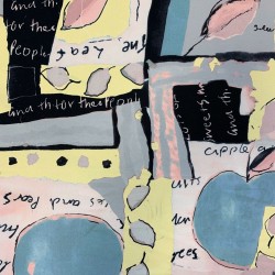 Ткань креп с оригинальным принтом