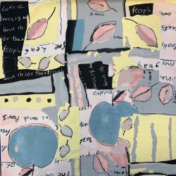 Ткань креп с оригинальным принтом