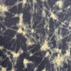 Ткань хлопковая джинса с принтом тай-дай