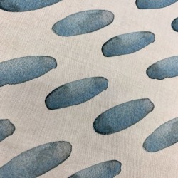 Ткань хлопок с акварельным принтом