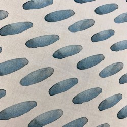 Ткань хлопок с акварельным принтом