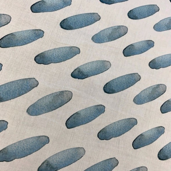 Ткань хлопок с акварельным принтом