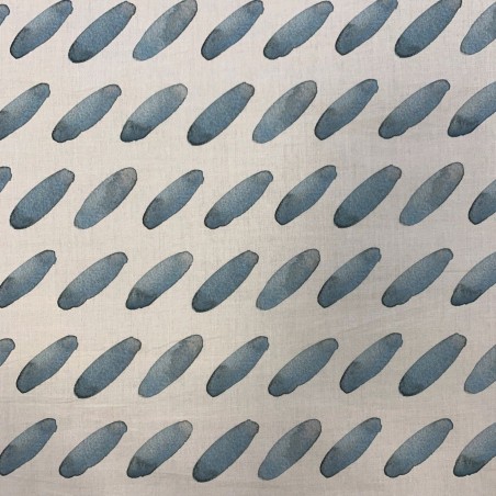 Ткань хлопок с акварельным принтом