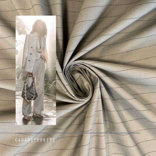 Ткань рубашечно-плательный хлопок в полоску