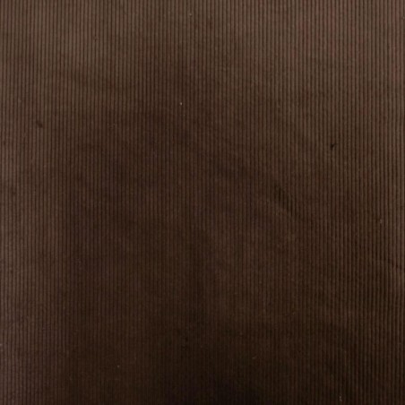 Вельвет хлопковый шоколадно-коричневого цвета