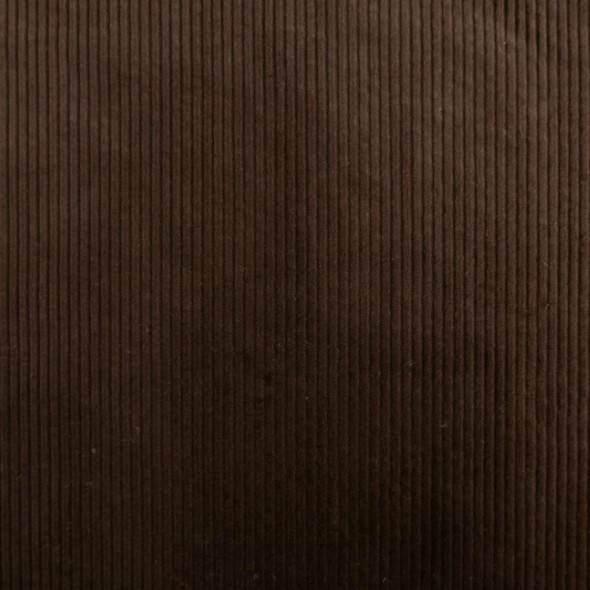 Вельвет хлопковый шоколадно-коричневого цвета