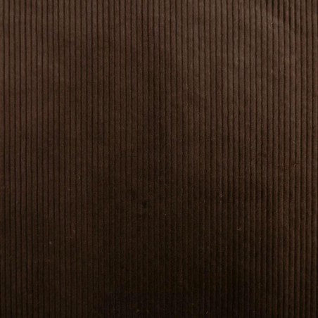 Вельвет хлопковый шоколадно-коричневого цвета