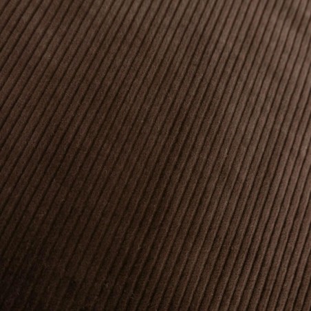 Вельвет хлопковый шоколадно-коричневого цвета