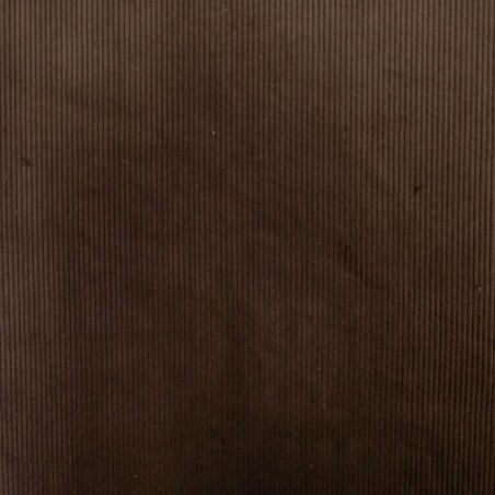 Вельвет хлопковый шоколадно-коричневого цвета