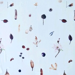 Ткань креп белый плательный