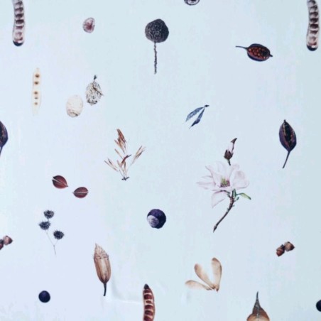 Ткань креп белый плательный