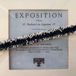 Тесьма джинсовая с бахромой по обоим краям