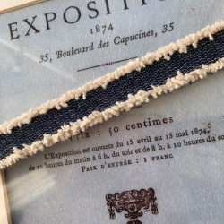 Тесьма для одежды джинсовая с бахромой