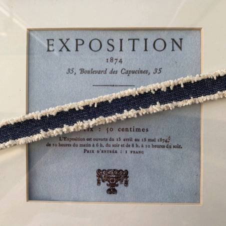 Тесьма для одежды джинсовая с бахромой