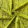 Кружево купонное насыщенного салатового оттенка
