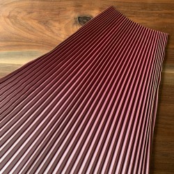 Гофрированные детали для юбки  Розового цвета с эффектом деграде и золотистыми рёбрами