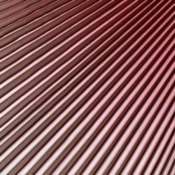 Гофрированные детали для юбки  Розового цвета с эффектом деграде и золотистыми рёбрами