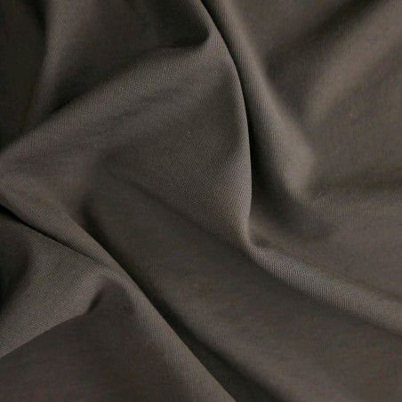 Ткань хлопок эластичный плательный чёрный