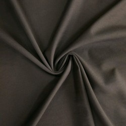 Ткань хлопок эластичный плательный чёрный