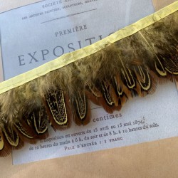 Перья натуральные на атласный основе