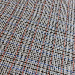 Костюмная ткань в бежевых тонах в клетку