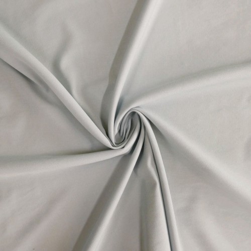 Ткань хлопок эластичный плательный светло-голубой 2