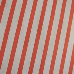 Хлопок рубашечный 100% нежно-голубой в оранжевую полоску