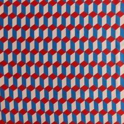 Ткань шелк 100% с геометрическим принтом