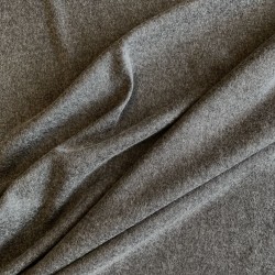 Трикотаж шерсть с вискозой меланжевый серый