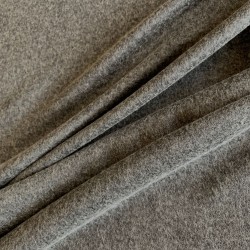 Трикотаж шерсть с вискозой меланжевый серый