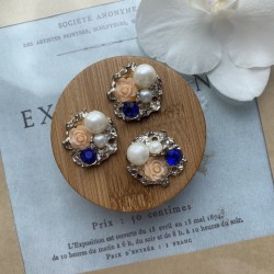 Пришивной элемент декора на металлической основе