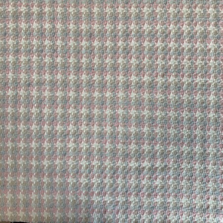 Ткань твид с шерстью в составе в пастельных тонах