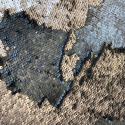 Ткань пайетки на атласе