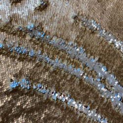 Ткань пайетки на атласе