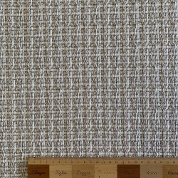 Твид вискозный мягкий бежевый с нитью тонкого люрекса