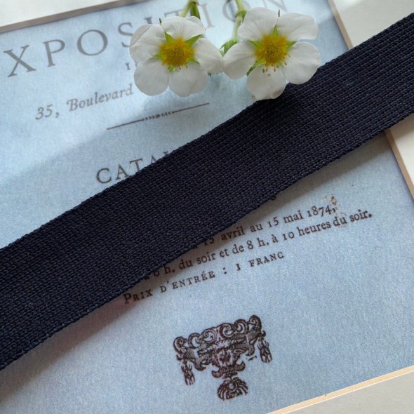 Лампасы трикотажные темно-синие