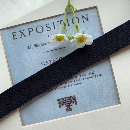 Лампасы трикотажные темно-синие